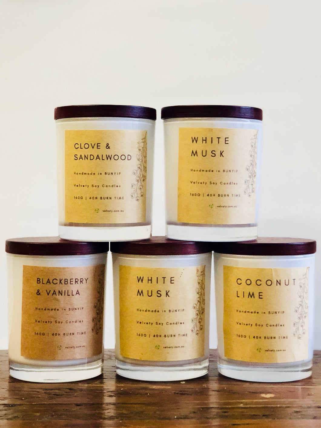 VELVETY ECO SOY CANDLES